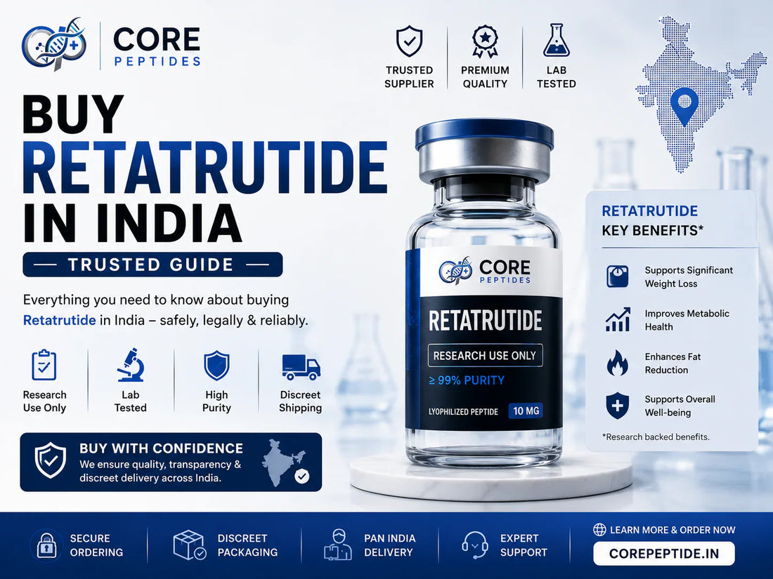 Buy Retatrutide in India – Trusted Guide | CorePeptides India