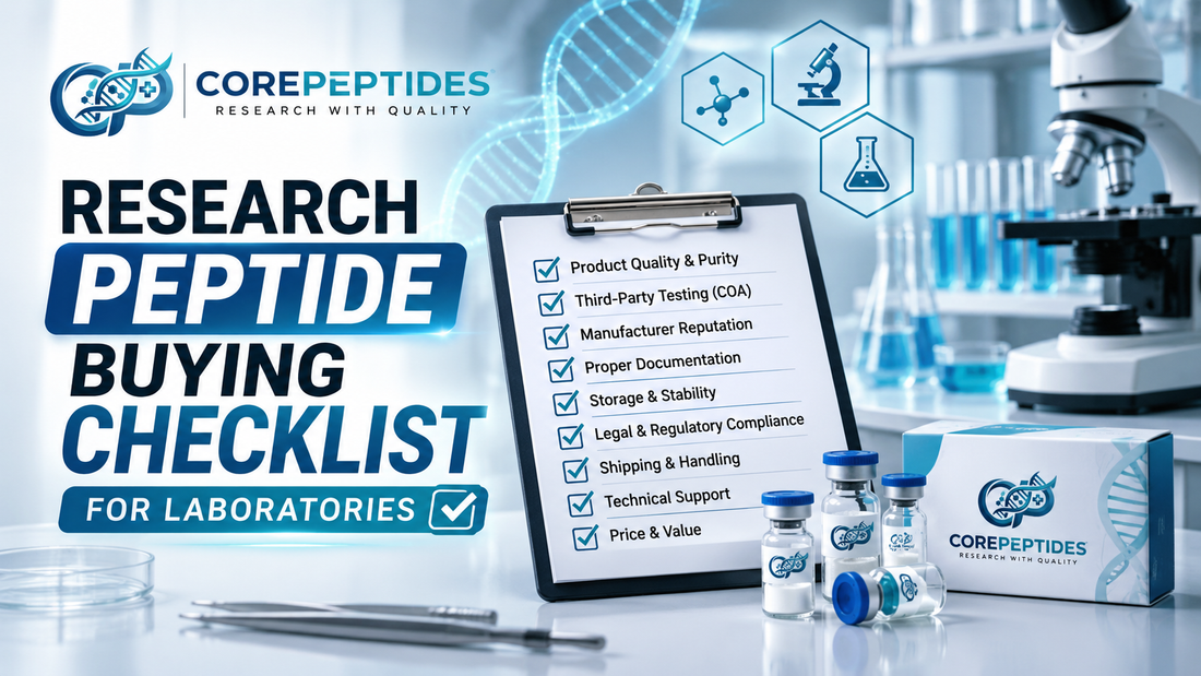 Research Peptide Buying Checklist for Laboratories