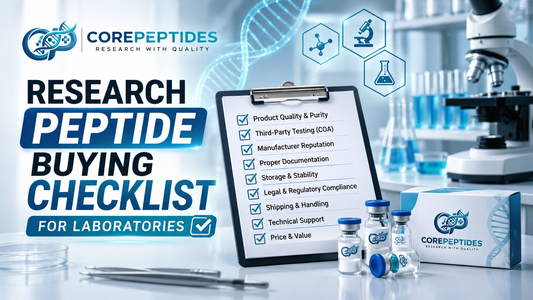 Research Peptide Buying Checklist for Laboratories