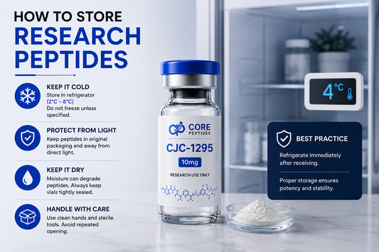 How to Store Research Peptides