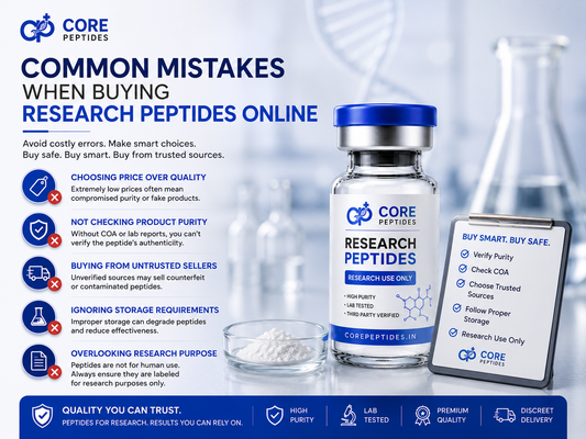 Common Mistakes When Buying Research Peptides Online